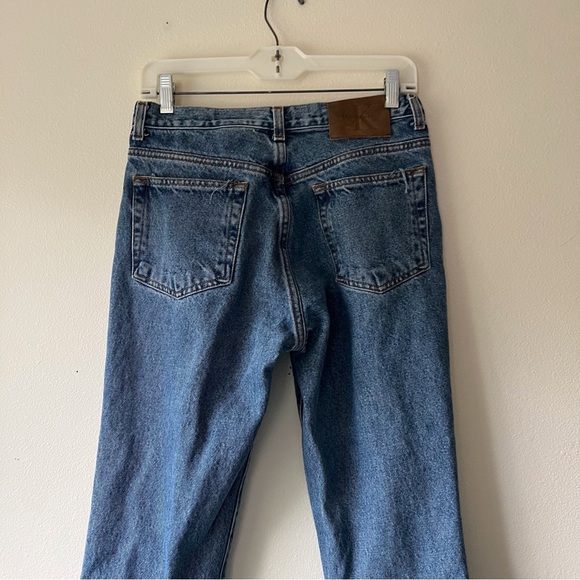 Vintage 90s Calvin Klein bootleg high‎ waisted mom jeans size 7 28x32 - Picture 3 of 9